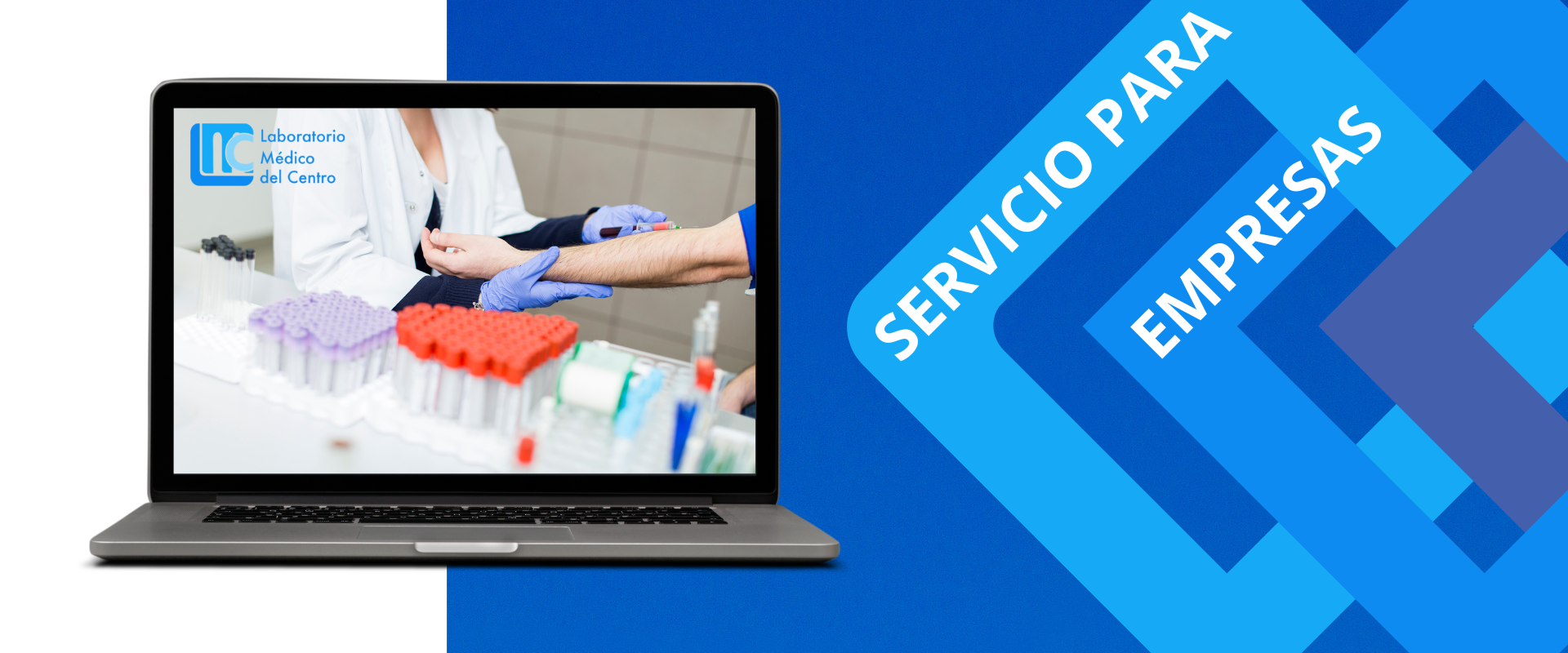 Laboratorio Medico del Centro - Fondo blanco - servicios para empresas - paquetes empresariales - chek up - química sanguinea